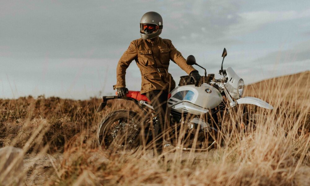 motard en balade