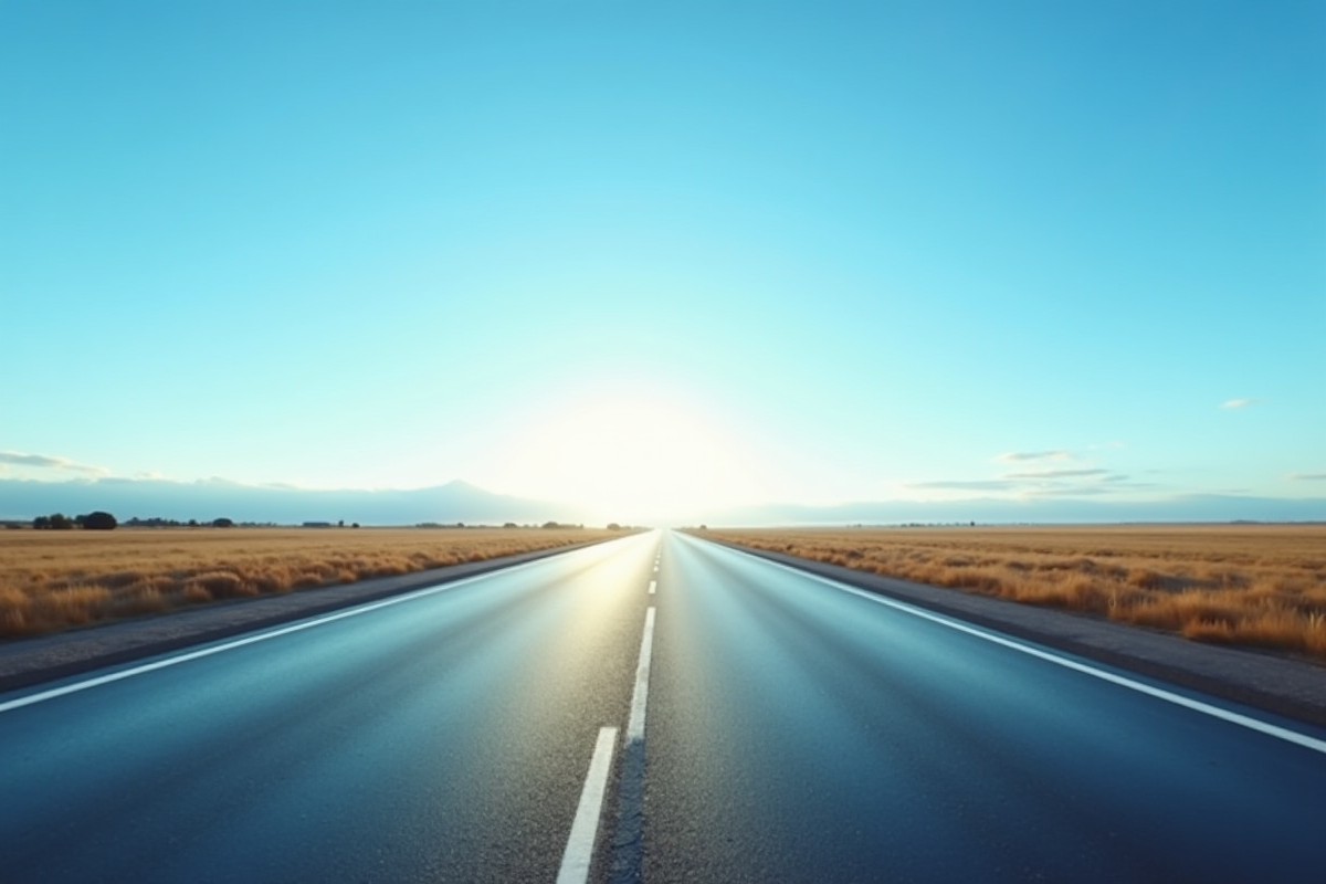 Autoroute vide s